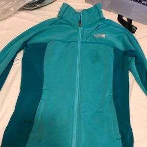 Women’s North Face jacket teal
